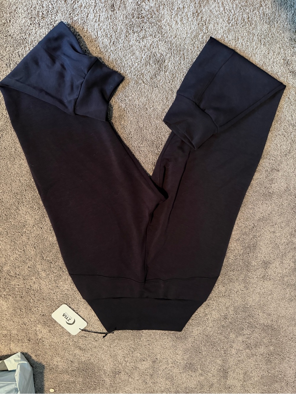 **Zyia Cool Charcoal Georgette Joggers** NWT